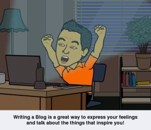 Writing a Blog is a great way to express your feelings and talk about the things that inspire you! Bitstrips